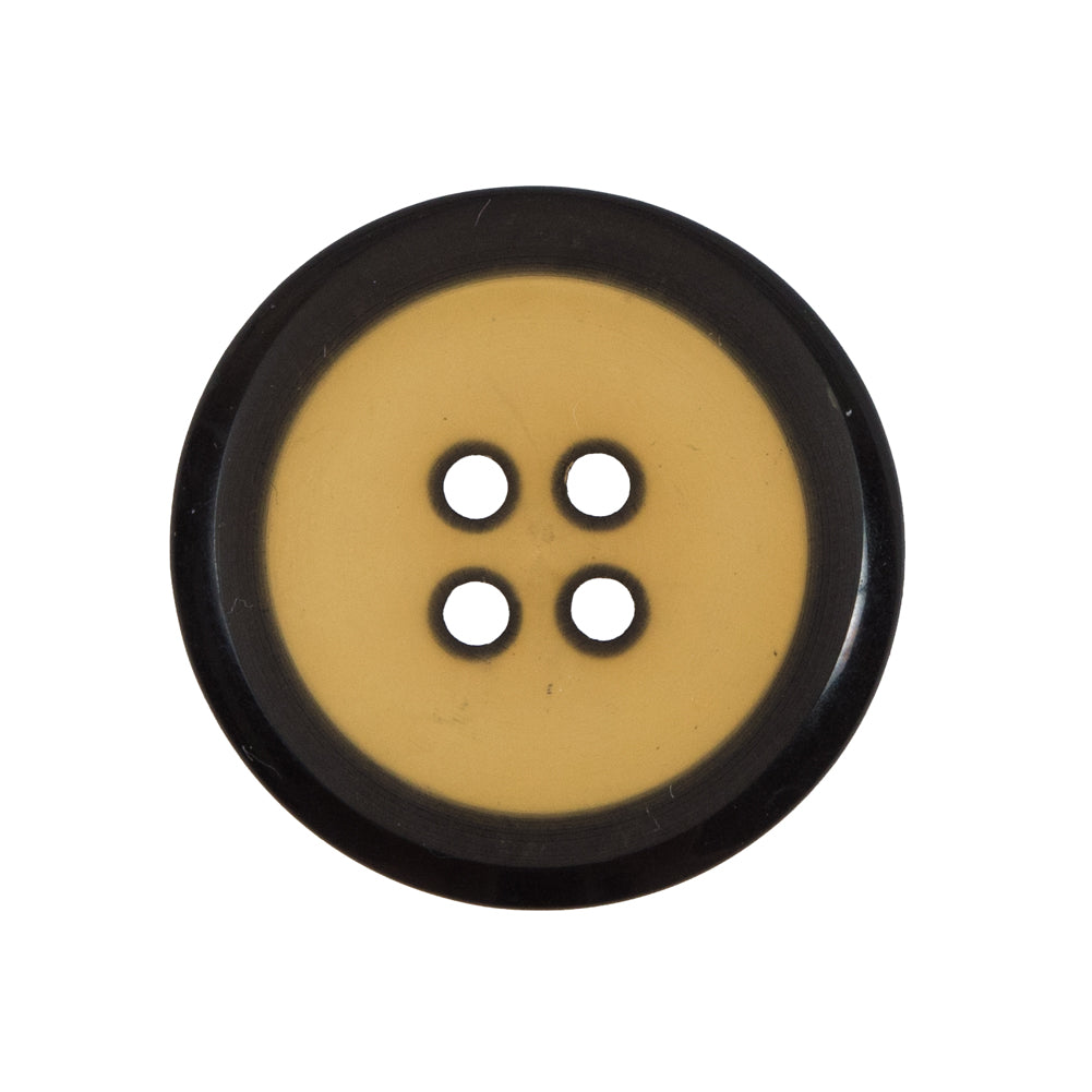 Blazing Orange and Black 4-Hole Plastic Button - 44L/28mm - Joann Fabrics