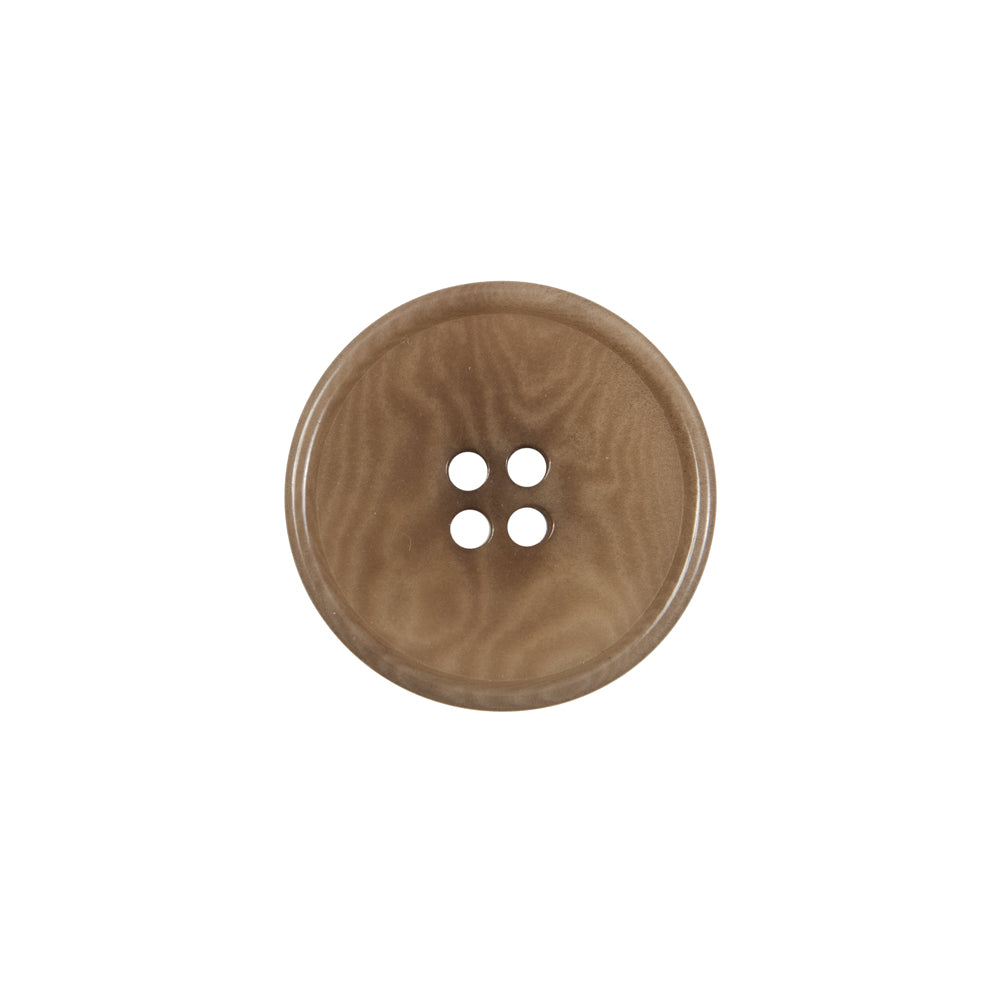 Dark Tan Horn 4-Hole Button - 28L/18mm - Joann Fabrics