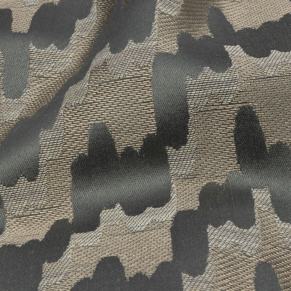 Drapery Jacquard - Slate Abstract Clouds - British Imported - Joann Fabrics