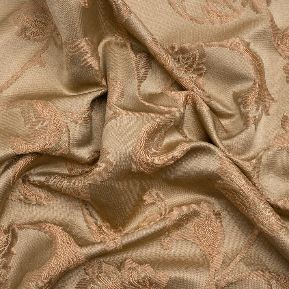 Victorian Gold/Taupe Geometric Taffeta - Joann Fabrics