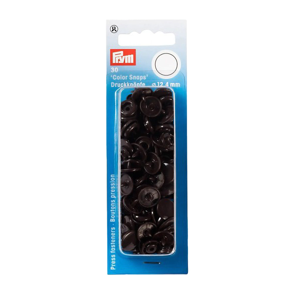 Prym Color Snaps - Dark Brown 12.4mm - 30pc - Joann Fabrics