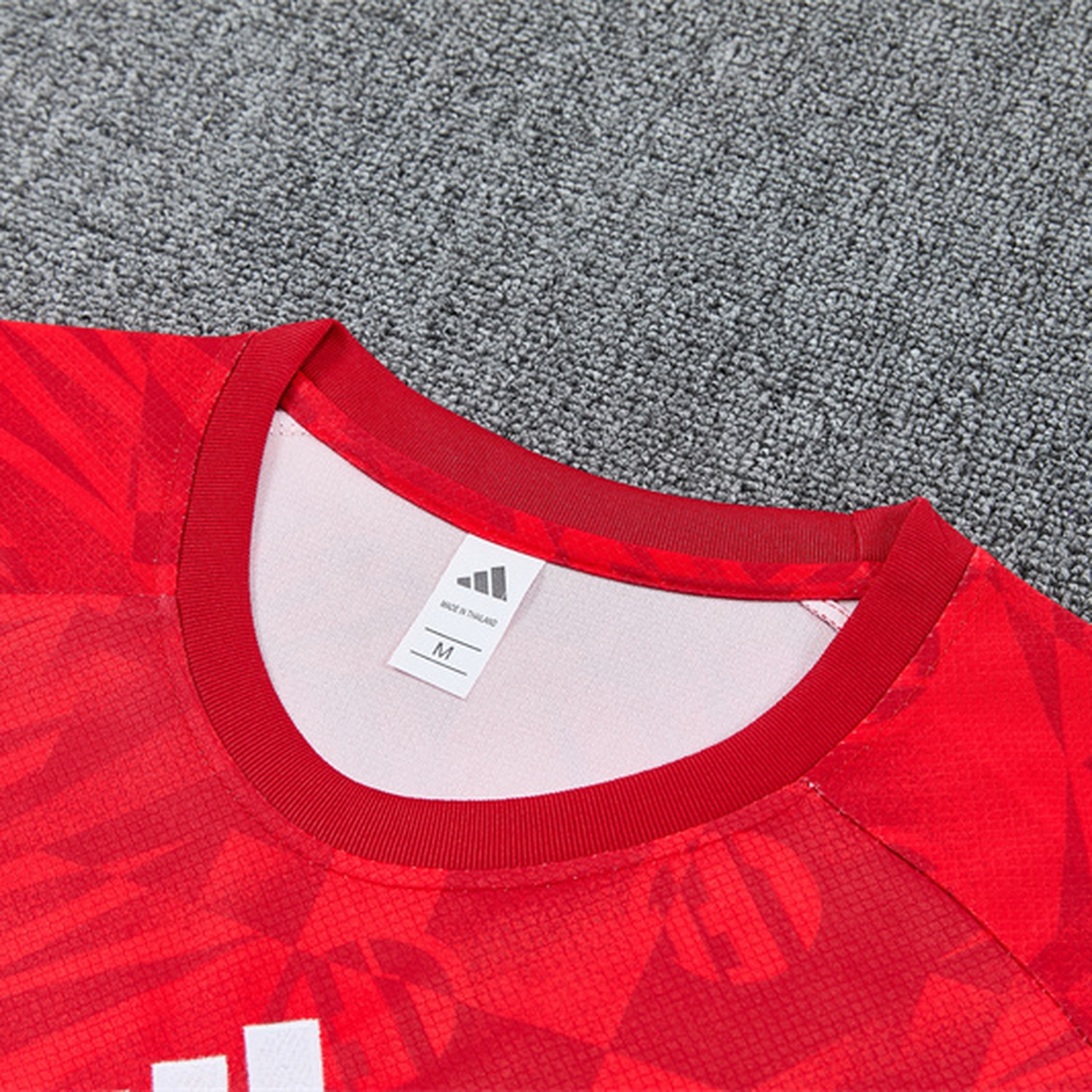 Liver.pool 26-27 Camouflage Kids Short-Sleeve Training Set - Red Top & Black Shorts - UnitedFutballJersey