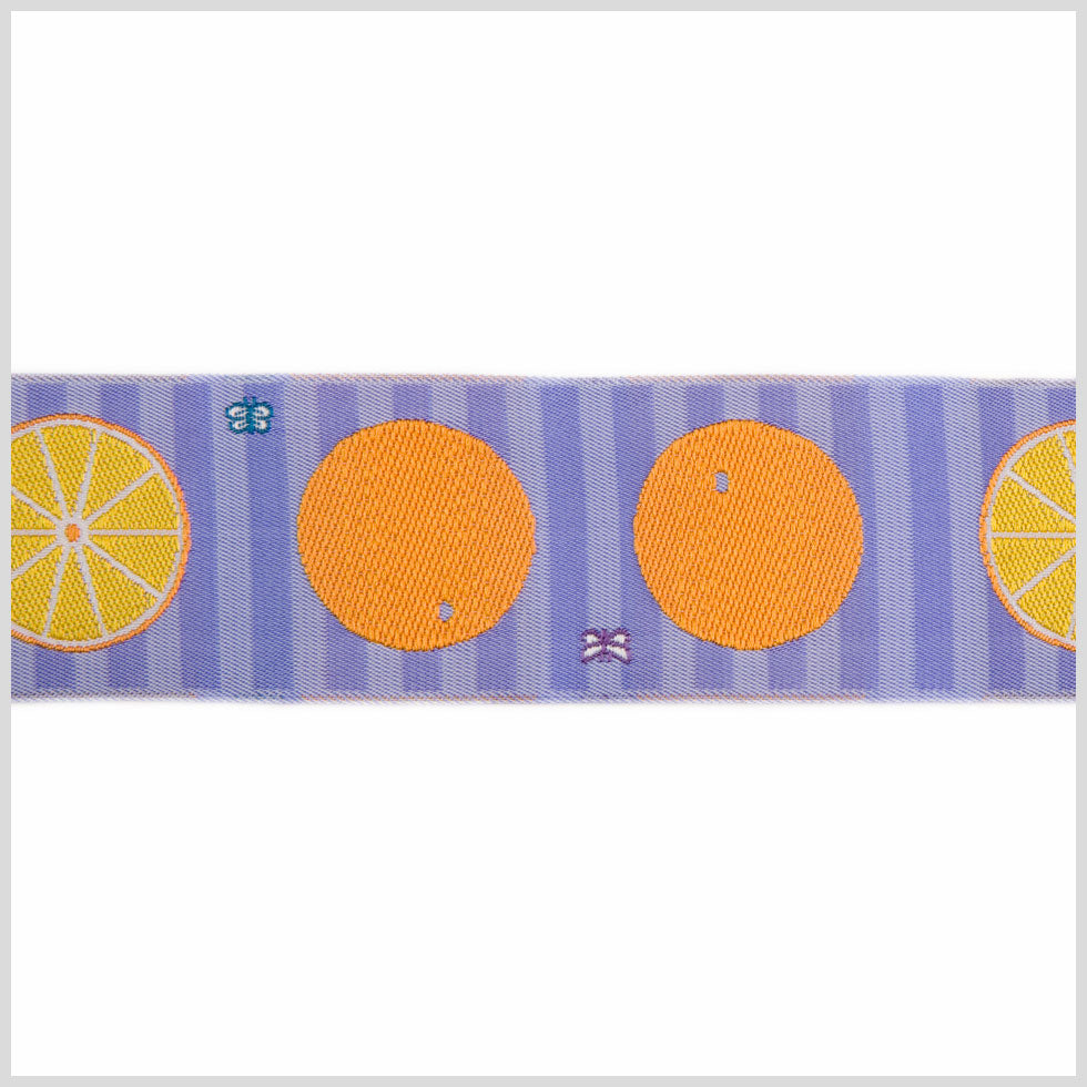 Orange/Lavender French Jacquard Ribbon - Joann Fabrics