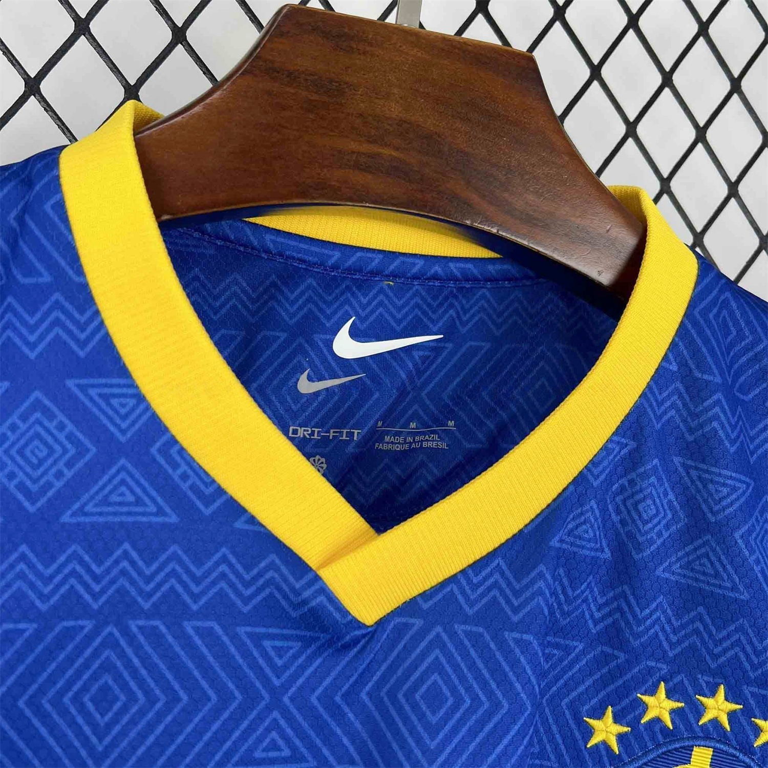 Brazil 2026 Diamond Texture Blue Special Jersey - Fans Version - UnitedFutballJersey