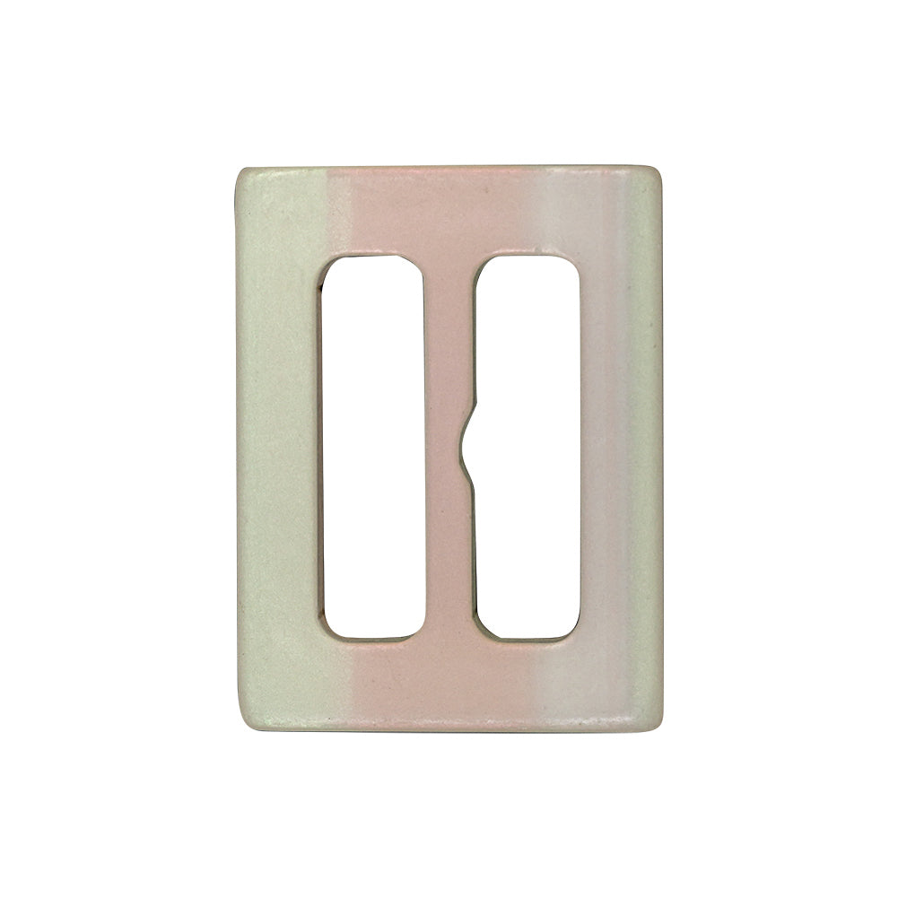Icicle and Cantaloupe Iridescent Plastic Slider - 1.125