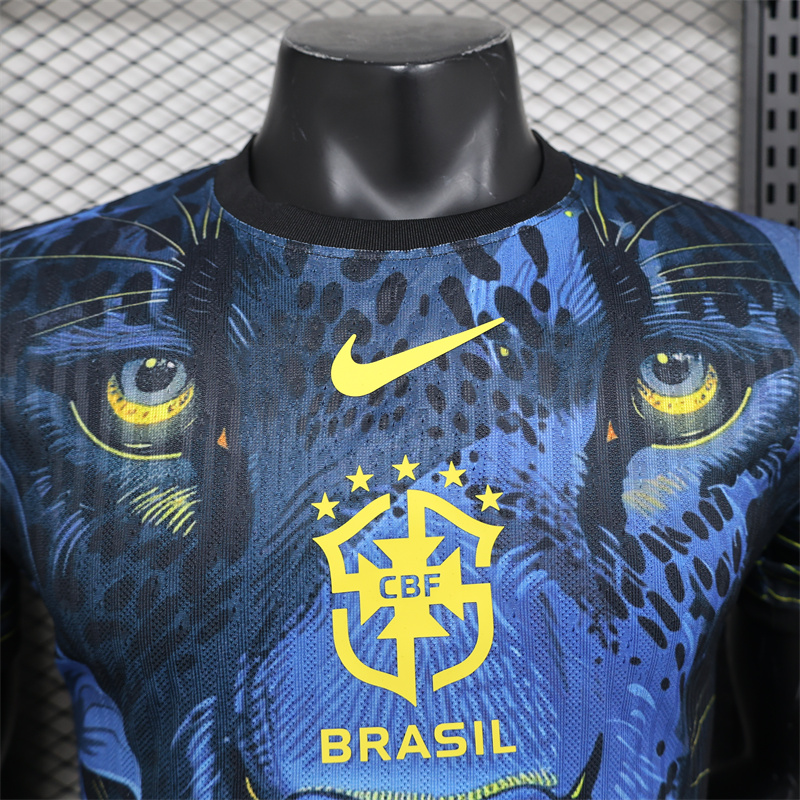 2024/2025 Player Version Brazil Leopard Special Edition Football Shirt 1:1 Thai Quality