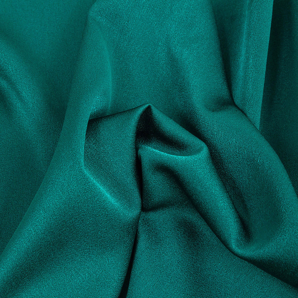 Lux Polyester Crepe Back Satin - Emerald - Isla Collection - Joann Fabrics