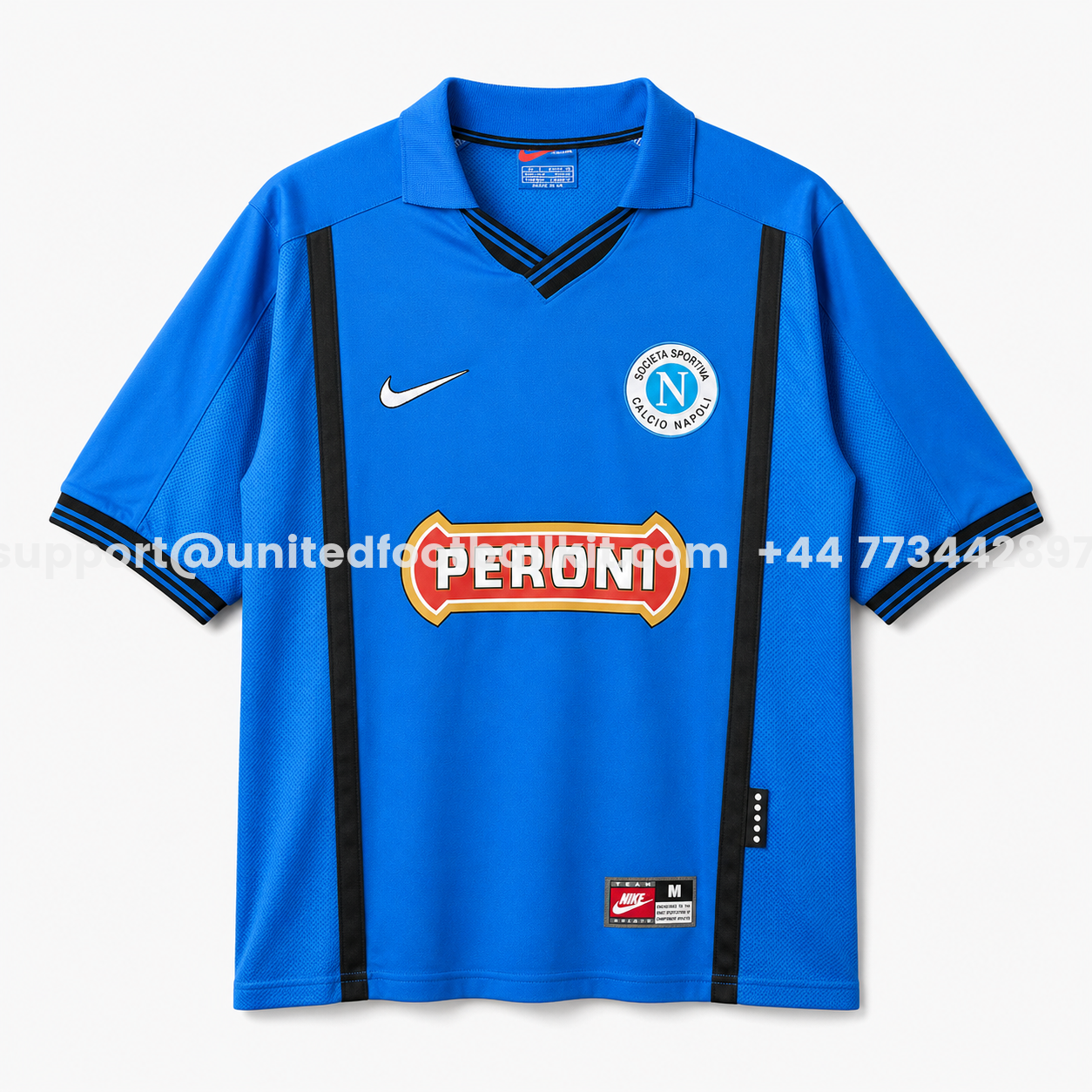 Retro Napoli 1999-00 Home Jersey - Fans Version - UnitedFutballJersey