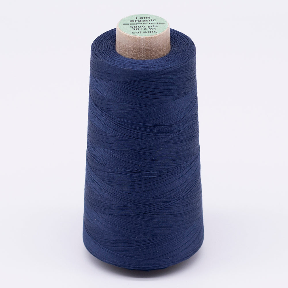 SCANFIL® 50wt Organic Pima Cotton Thread 5000 yd Cones - 4815 Poseidon - Joann Fabrics