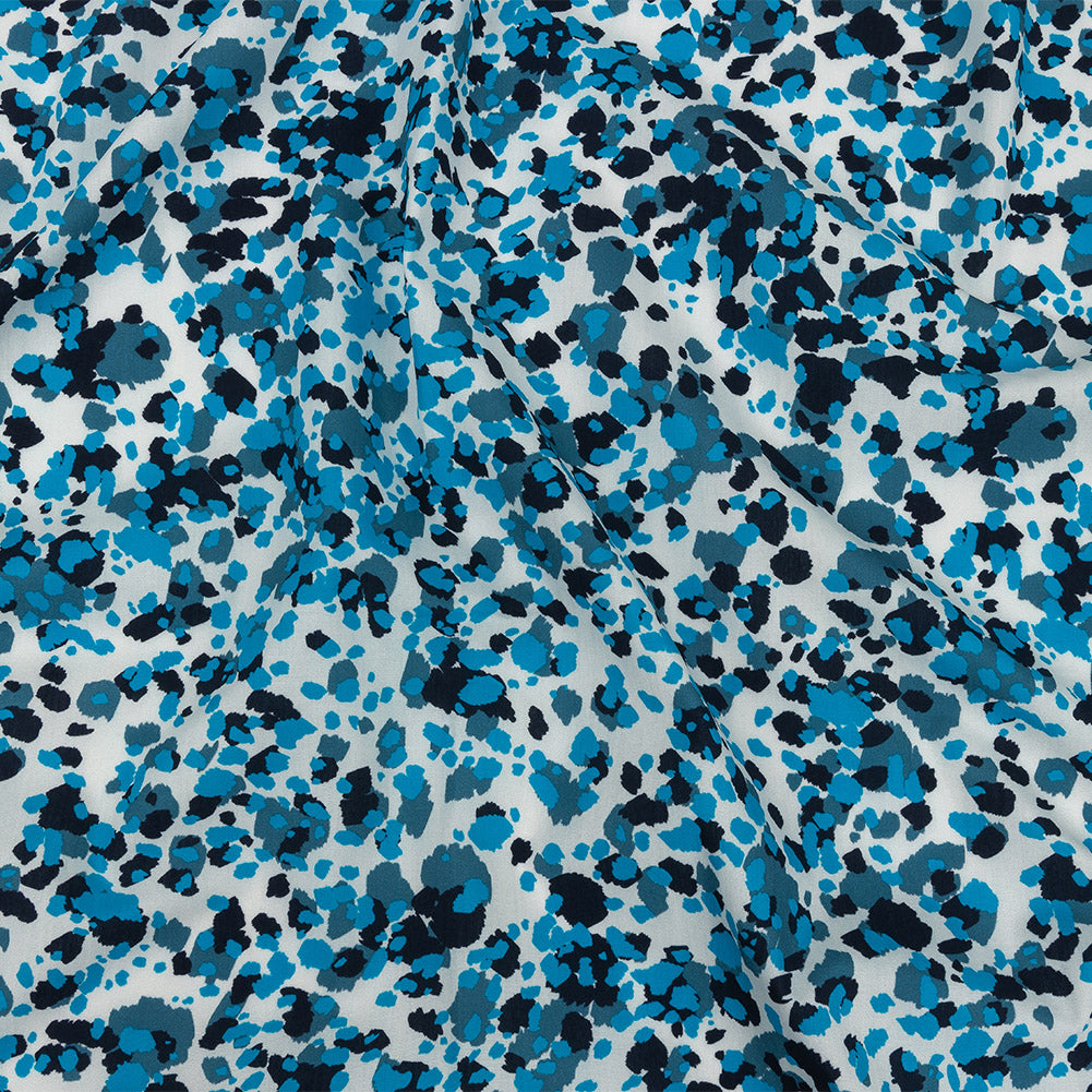 Mood Exclusive Blue Sunspot Soul Cotton Poplin - Joann Fabrics