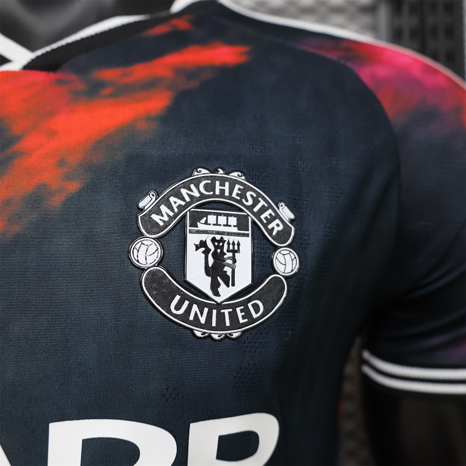 Manchester United 26-27 Retro Casual Style Black Pink Orange Special Jersey - Player Version - UnitedFutballJersey