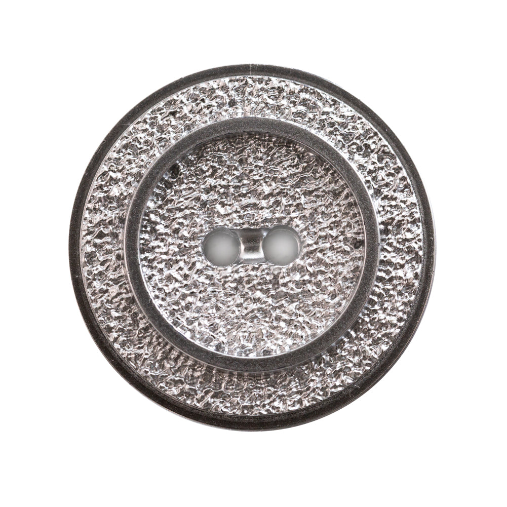 Italian Silver Gravel 2-Hole Button - 44L/28mm - Joann Fabrics