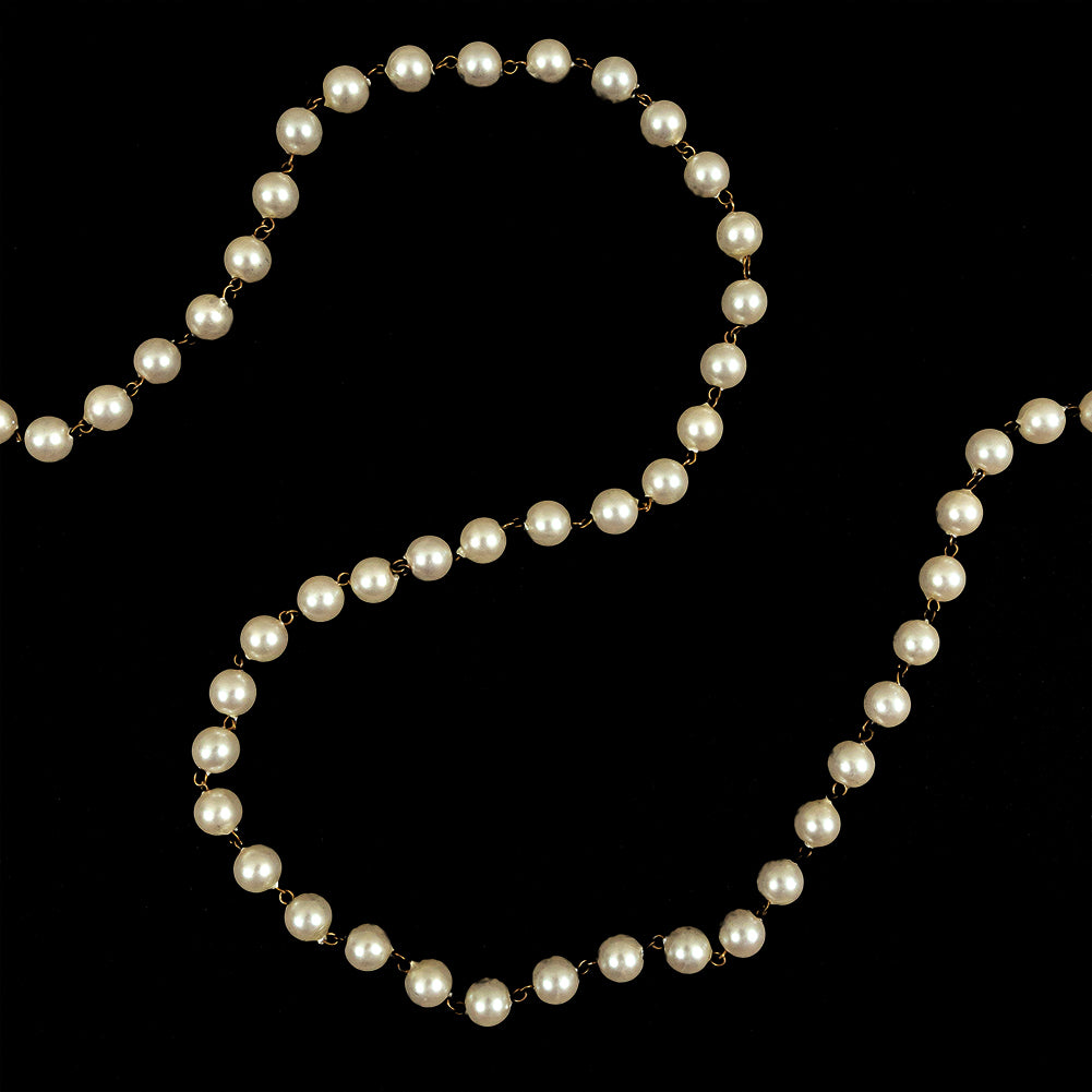 Vintage Faux Pearl Chain Belt - 119