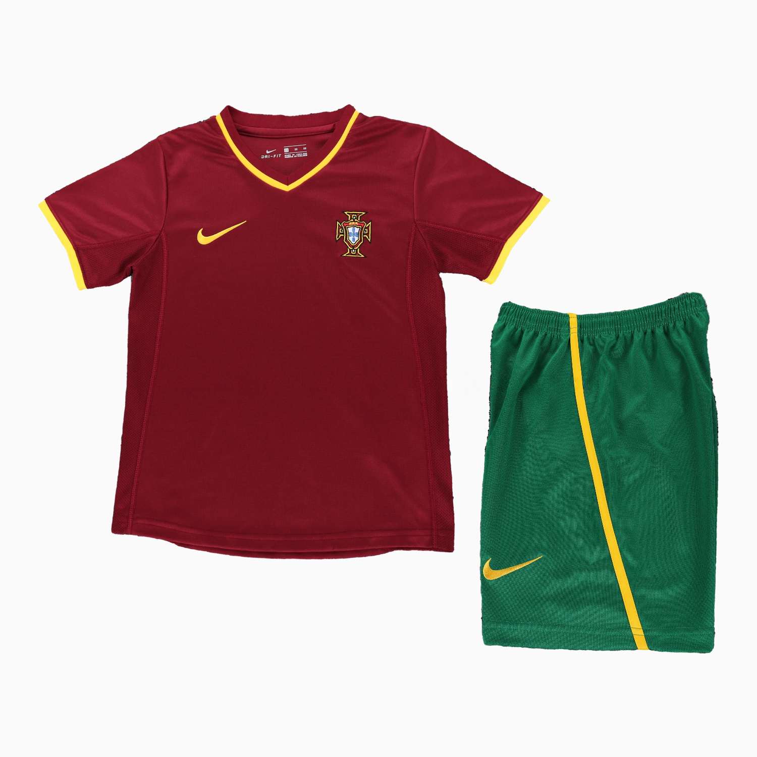 Retro Portugal 2000 Home Kids Kit - UnitedFutballJersey