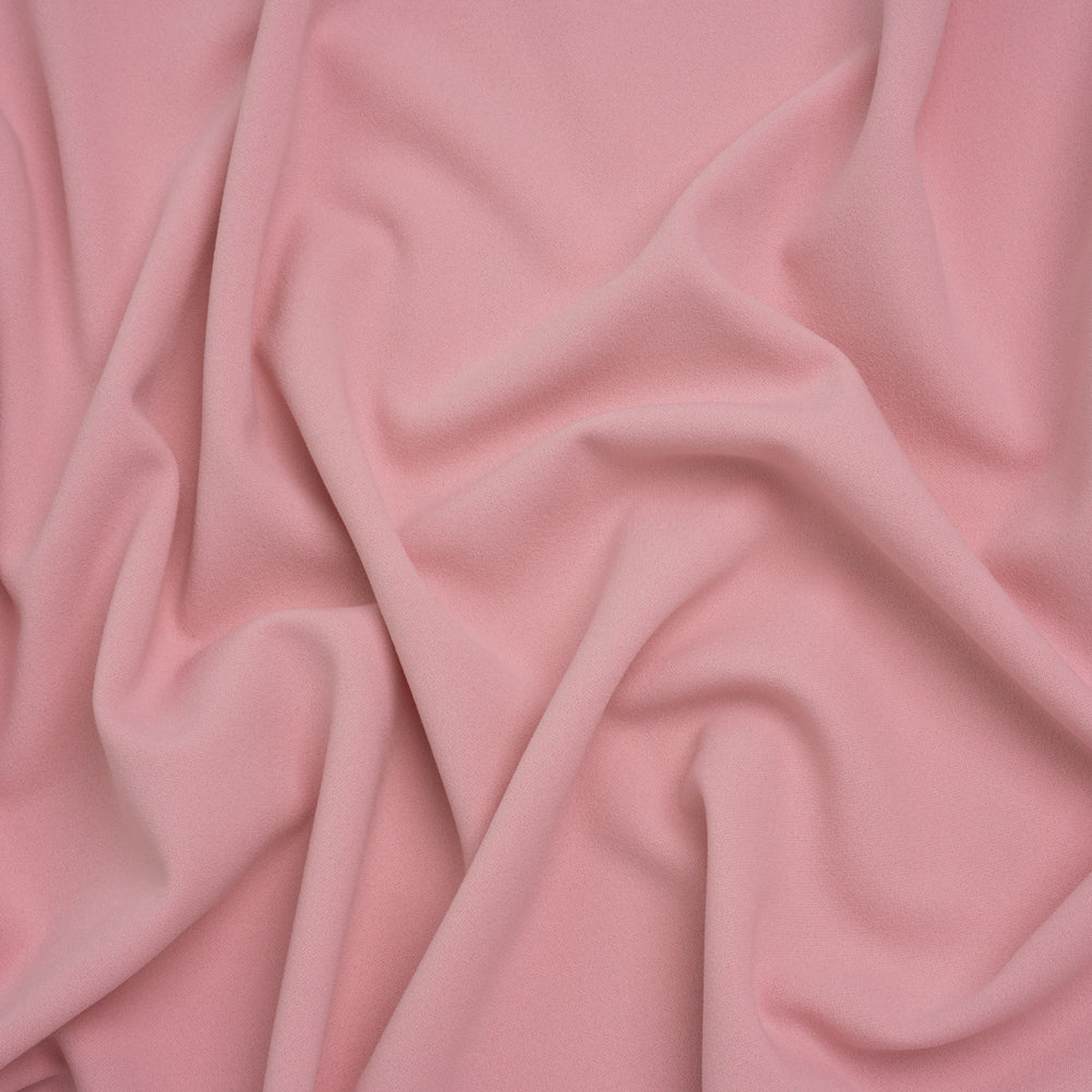 Stretch Polyester Crepe Double Knit - Rosy Pink - Designer Deadstock - Joann Fabrics