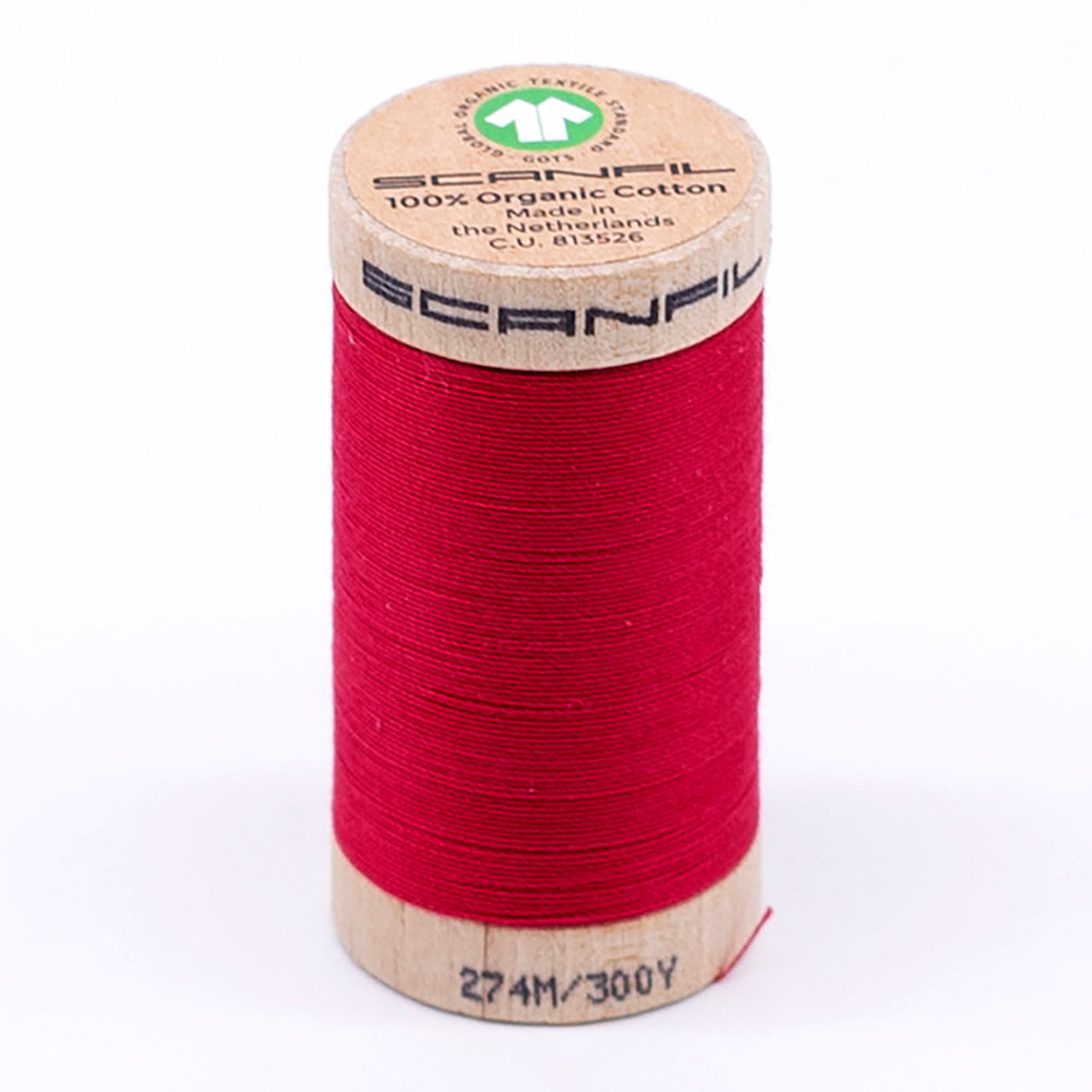 SCANFIL® 30wt Organic Pima Cotton Thread 300 yds - 4849 Watermelon - Joann Fabrics