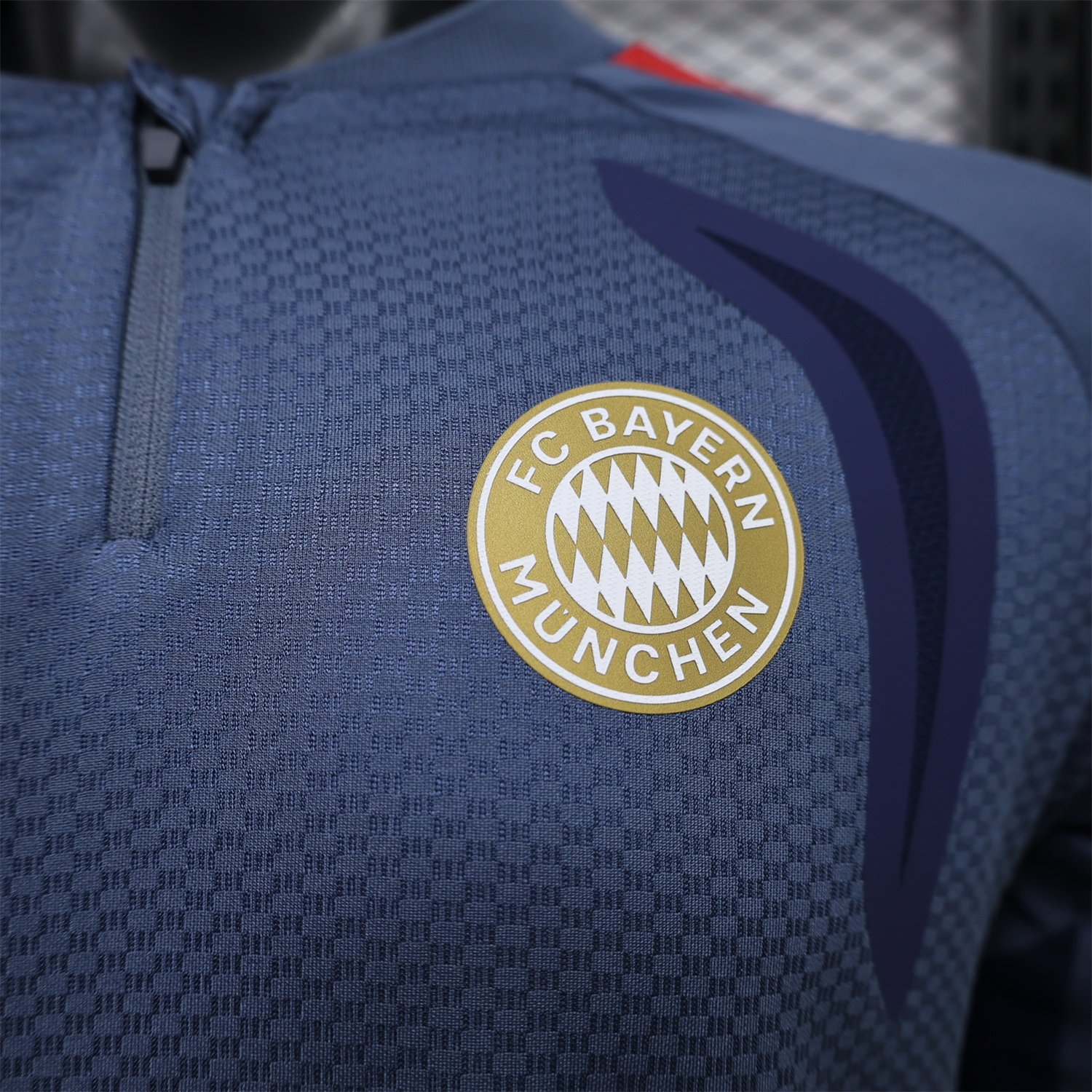 Bayern Munich 26-27 Grey Blue Long Sleeves Training Jersey - Player Version - UnitedFutballJersey
