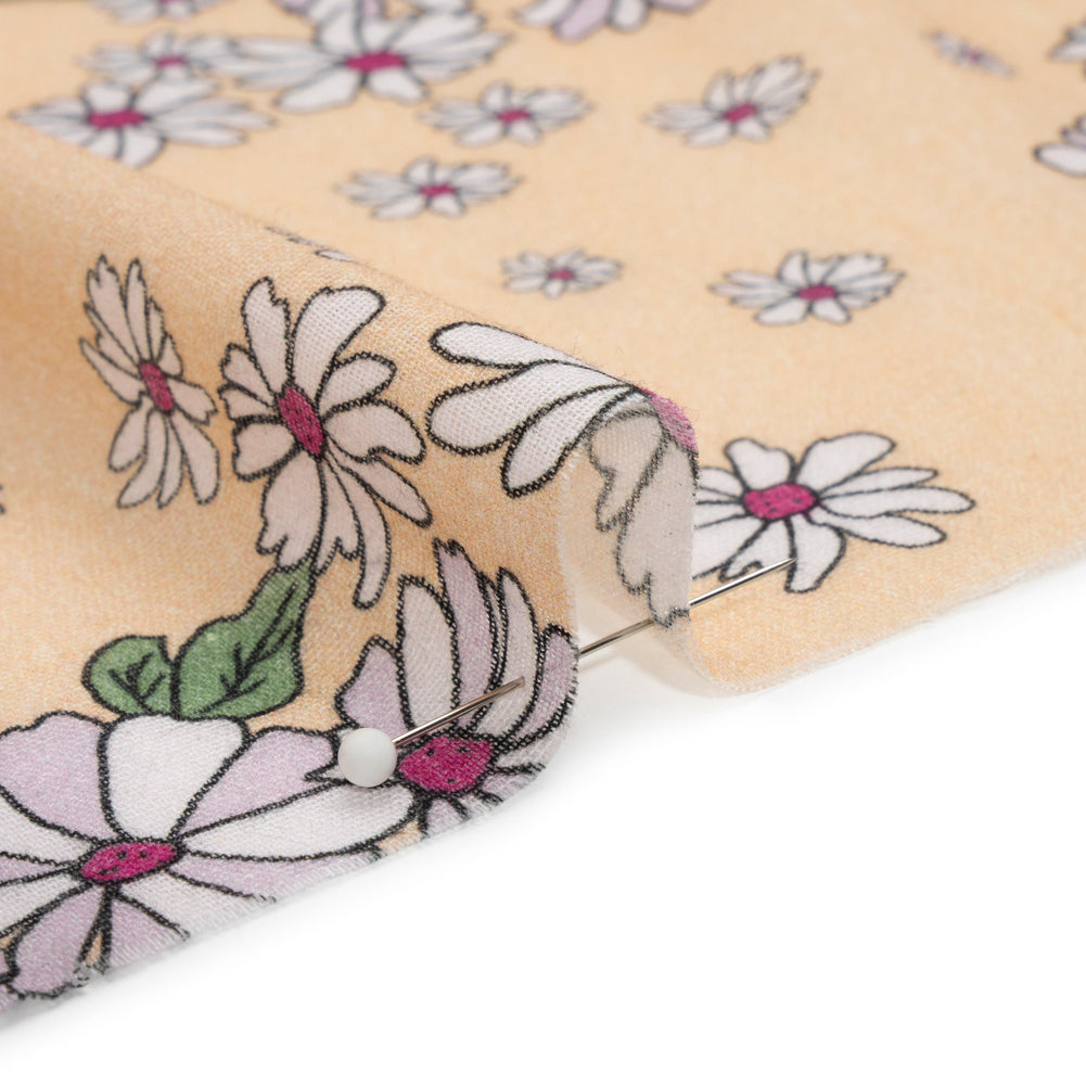 Cotton Gauze - Peach Floral - Mood Exclusive Flower Fanatic Print - Joann Fabrics