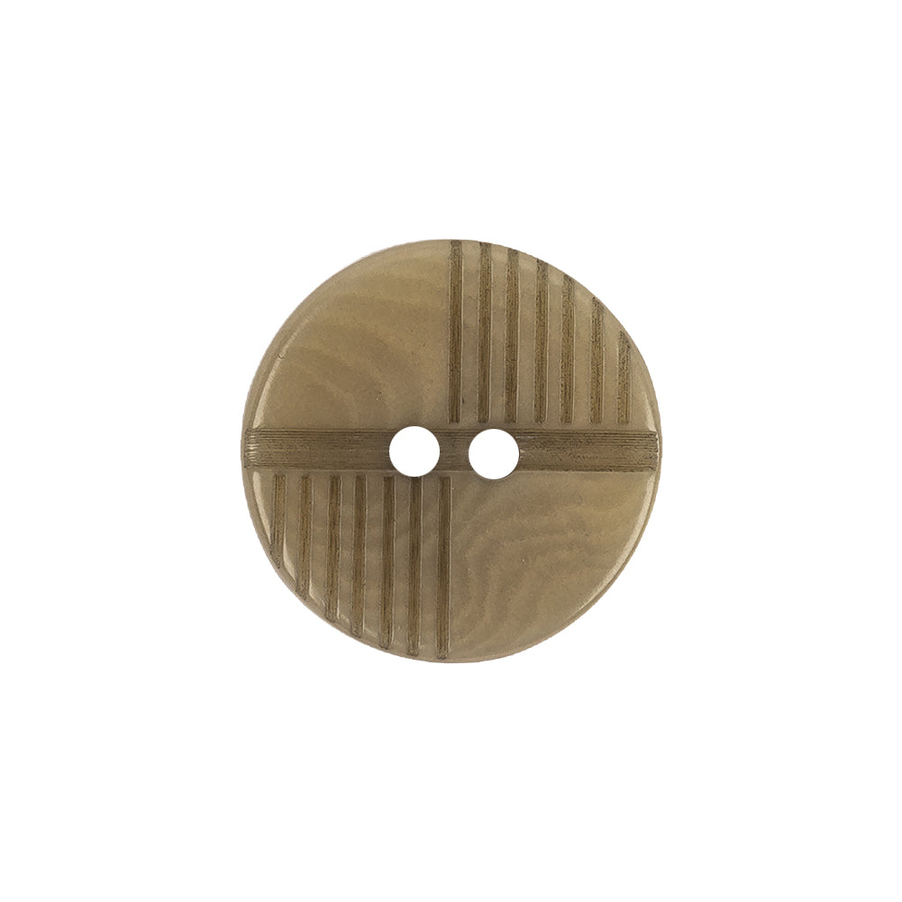 Taupe Swirls Geometric 2-Hole Textured Button - 32L/20mm - Joann Fabrics