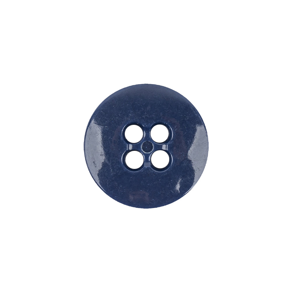 Atlantic Blue Low Convex 4-Hole Plastic Button - 27L/17mm - Joann Fabrics