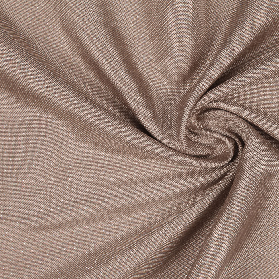 Latte/Metallic Silver Solid Linen Lame - Joann Fabrics
