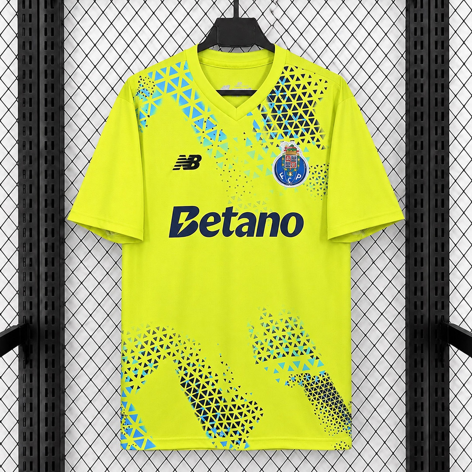 Porto 26-27 Neon Yellow Blue Goalkeeper Jersey - Fans Version - UnitedFutballJersey