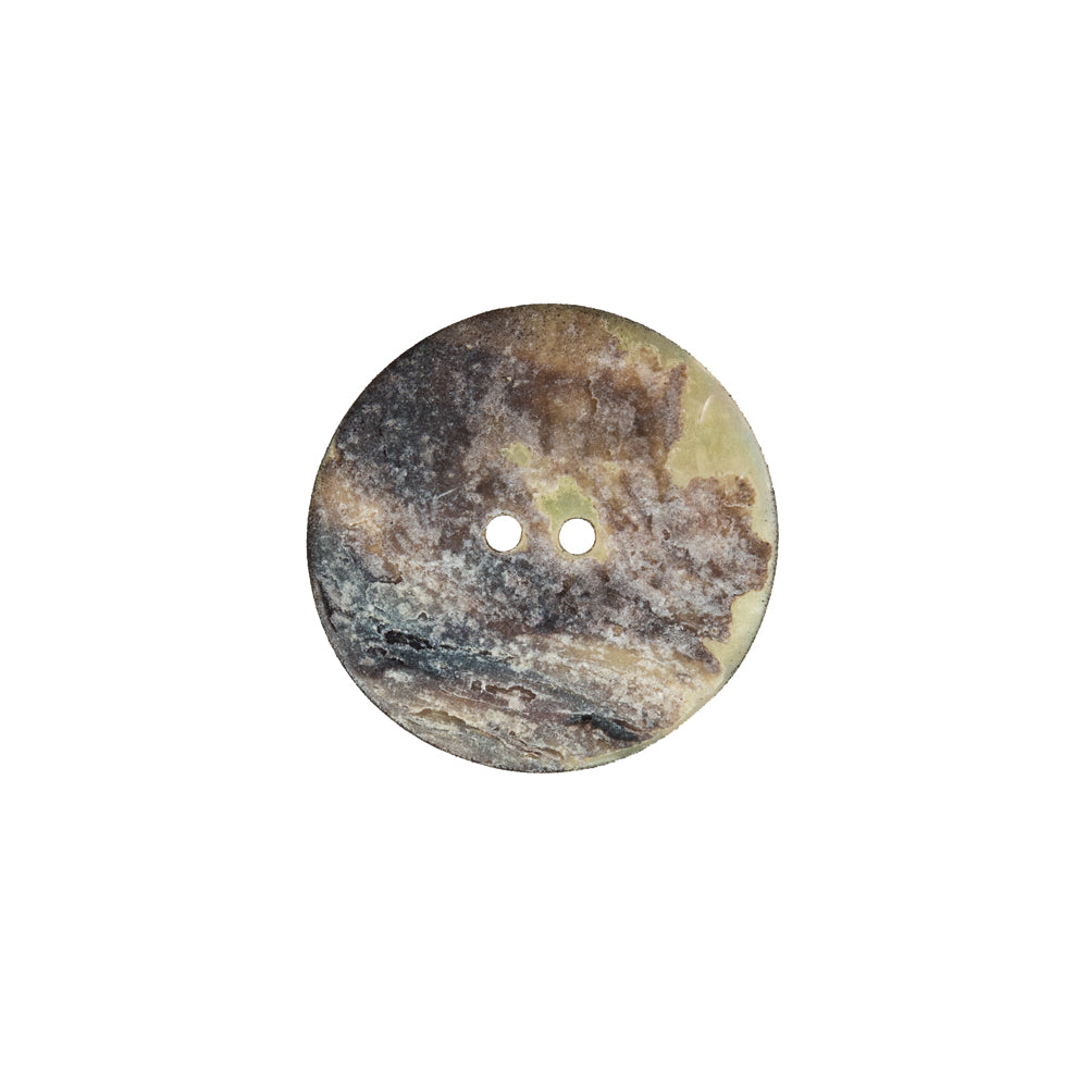 Italian Black and White Checkered Mother Of Pearl Button - 28L/18mm - Joann Fabrics