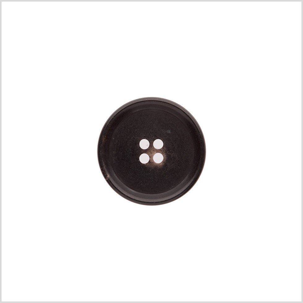 Italian Matte Brown Rimmed 4-Hole Button - 32L/20mm - Joann Fabrics