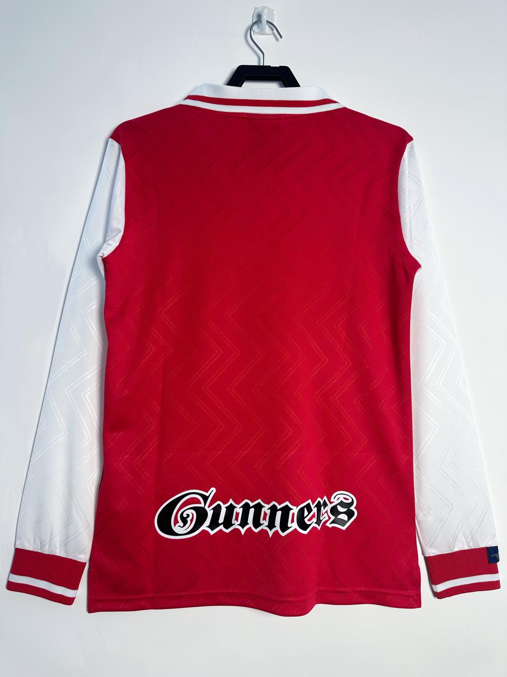 1996-1997 Retro Long Sleeve Arsenal Home Football Shirt 1:1 Thai Quality
