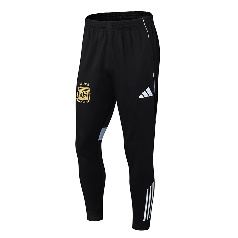 2025/2026 Argentina Half-Pull Training Suit Black Jersey Set