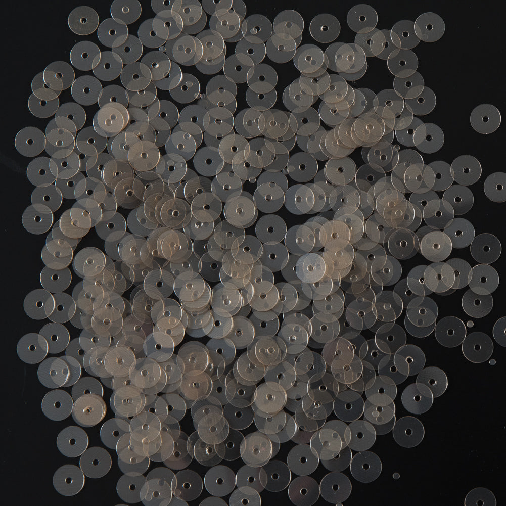 Bag of Beige Transparent Bright Loose Sequins - 6mm - Joann Fabrics