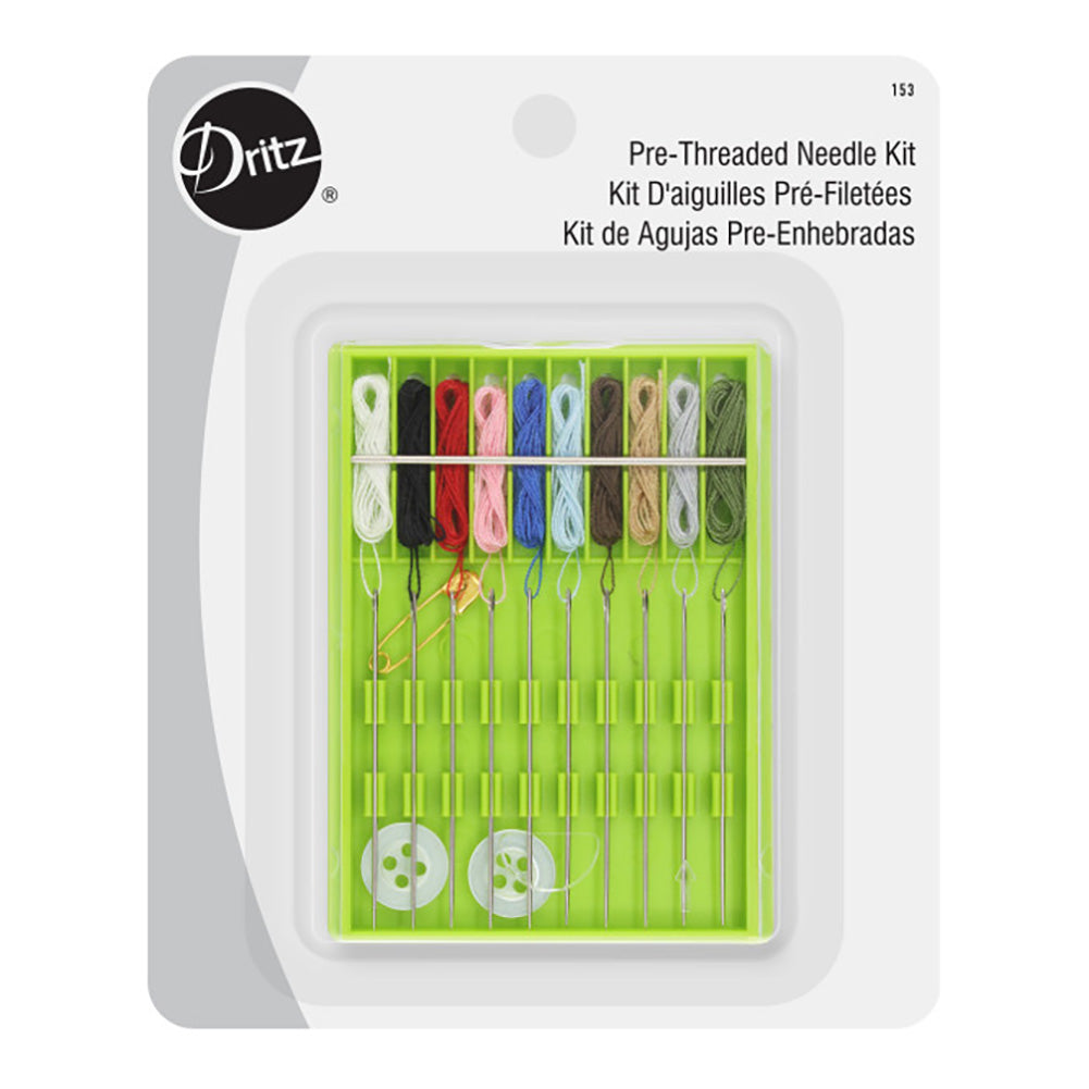 Dritz Pre-Threaded Needle Kit - 13pc - Joann Fabrics