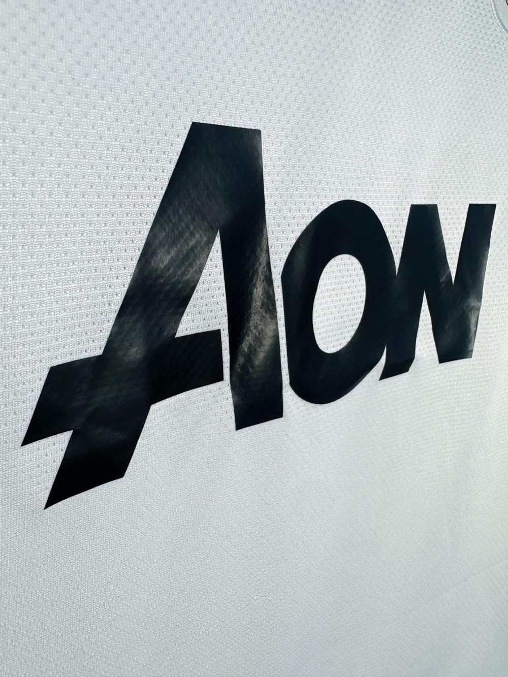 2010/2011 Retro Long Sleeve Manchester United Away Football Shirt 1:1 Thai Quality（Champions League version）