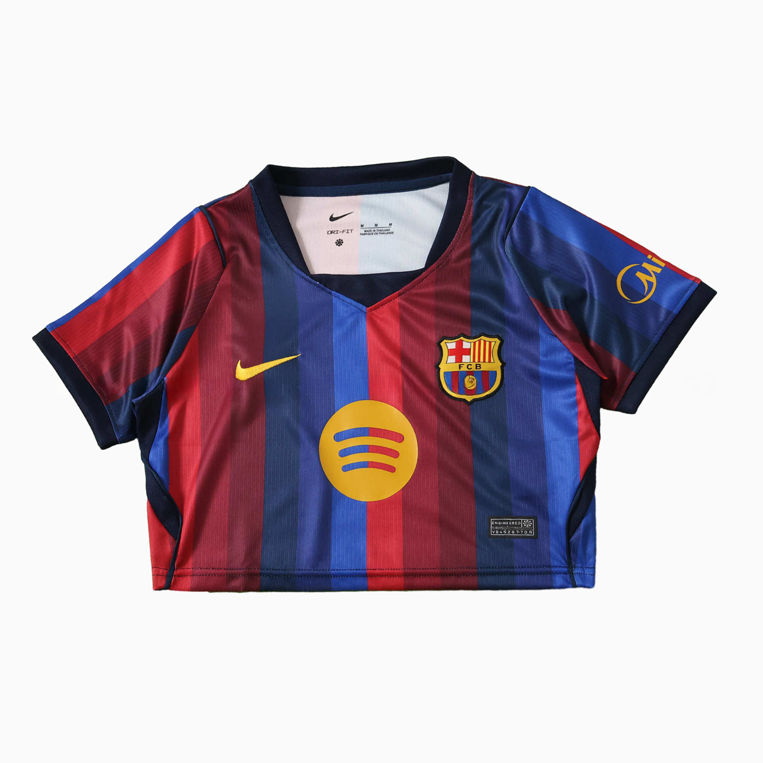 Women's Barcelona 26-27 Home Cropped Jersey - Fans Version - UnitedFutballJersey