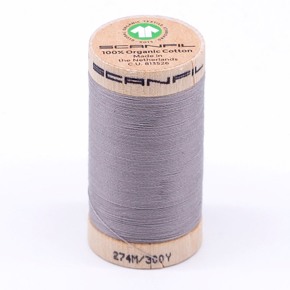 SCANFIL® 30wt Organic Pima Cotton Thread 300 yds - 4858 Dove - Joann Fabrics