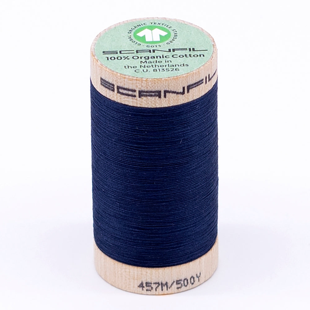 SCANFIL® 50wt Organic Pima Cotton Thread 500 yds - 4815 Poseidon - Joann Fabrics