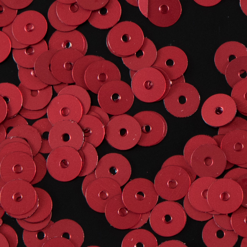 Bag of Red Dull-Bright Loose Sequins - 5mm - Joann Fabrics