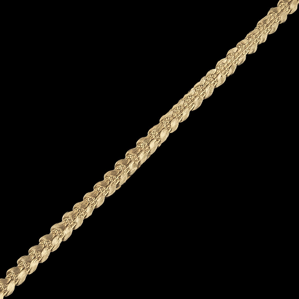 Brown Rice Cotton Blend Braided Trim - 0.1875