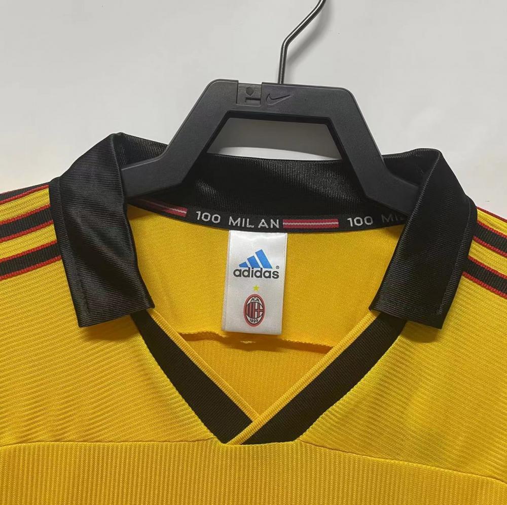 1999/2000 Retro AC Milan Away Football Shirt 1:1 Thai Quality