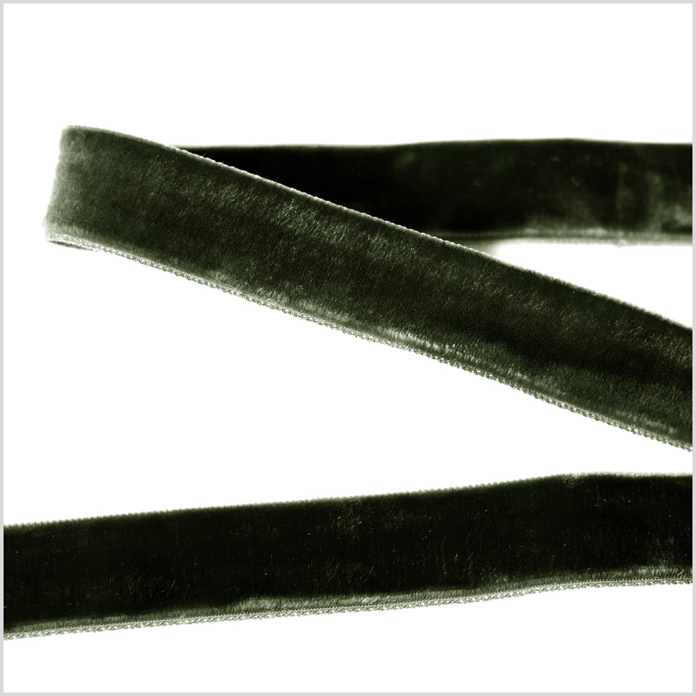 Double Faced Velvet Ribbon Made in Italy - 7/8