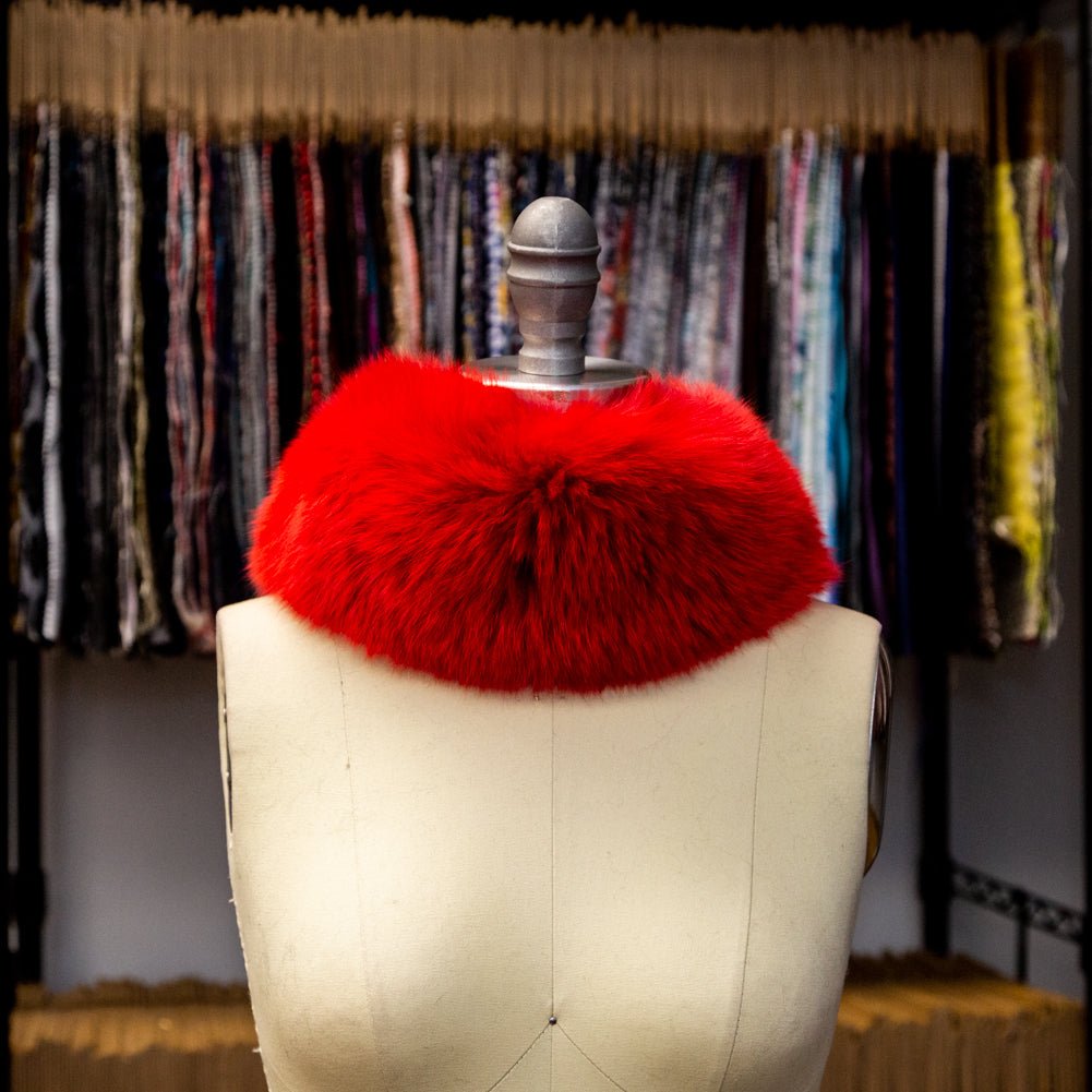 Red Fox Fur Headband or Scarf with VELCRO&reg; Closure - Joann Fabrics