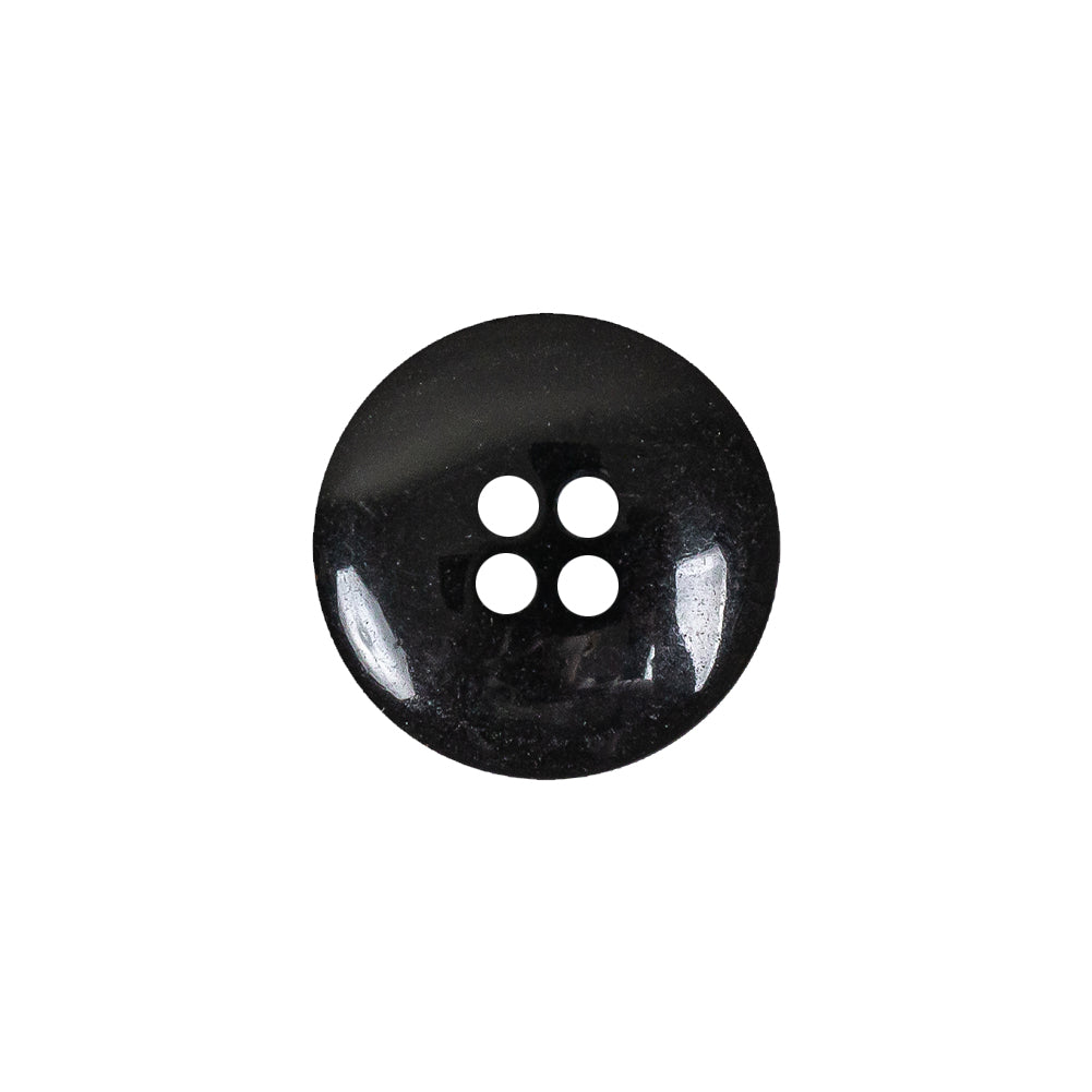 Black and Charcoal Gray Shimmering Swirls 4-Hole Plastic Dish Button - 28L/18mm - Joann Fabrics