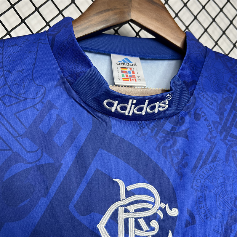 1995/1996 Retro Rangers Home Football Shirt 1:1 Thai Quality
