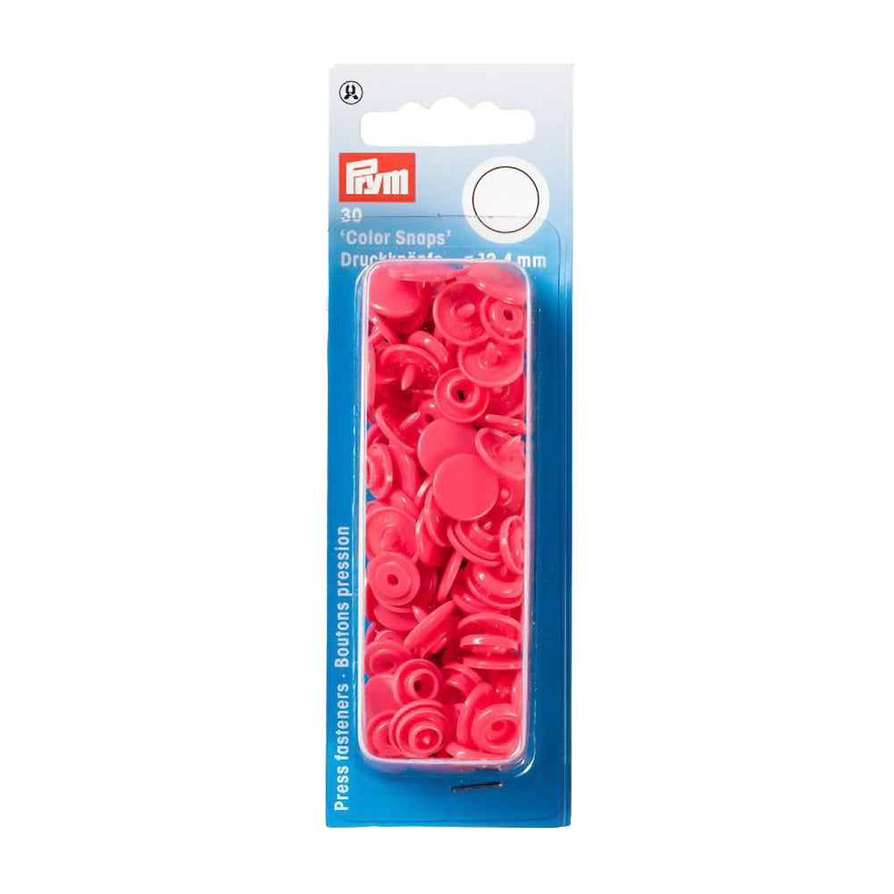 Prym Color Snaps - Raspberry Pink 12.4mm - 30pc - Joann Fabrics