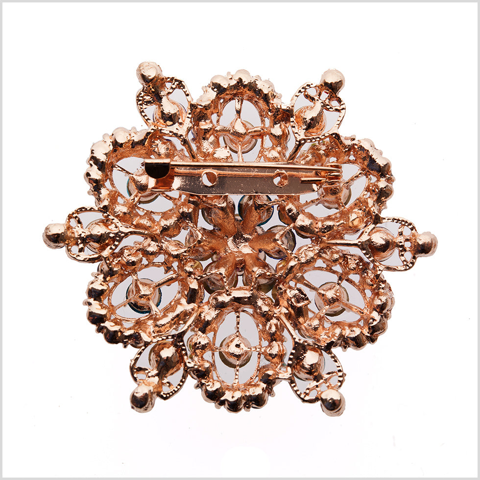 Italian Multicolor Rhinestone Brooch - Joann Fabrics