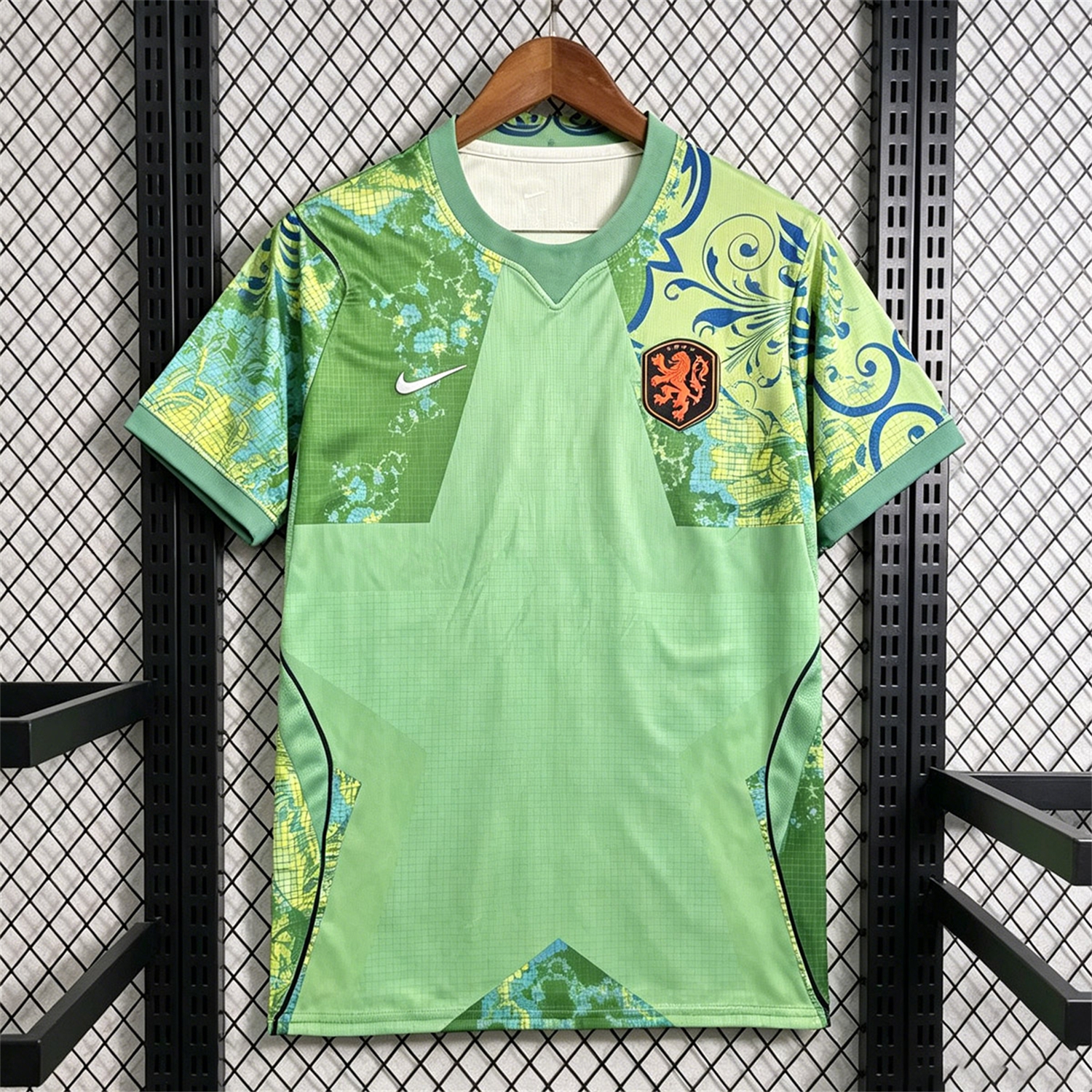 Netherlands 2026 Hollywood Goalkeeper Green Jersey - Fans Version - UnitedFutballJersey