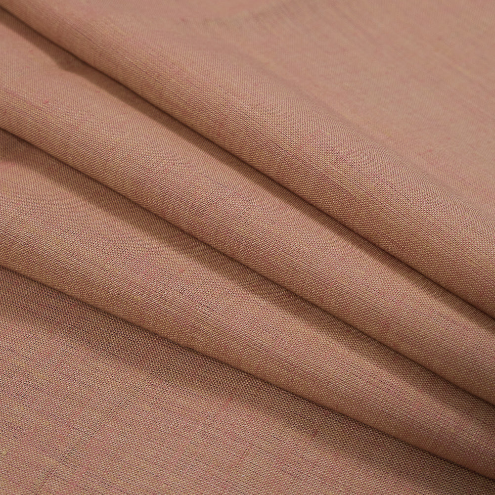 Two-Tone Linen Woven - Tan and Brick - Sanremo Collection - Joann Fabrics