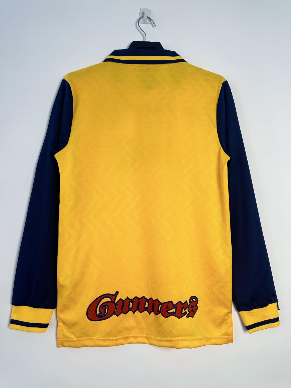 1996-1997 Retro Long Sleeve Arsenal Away Football Shirt 1:1 Thai Quality
