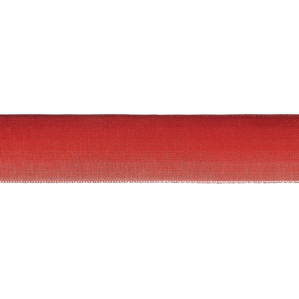 Red Ombre Wire Edged Ribbon - 0.875