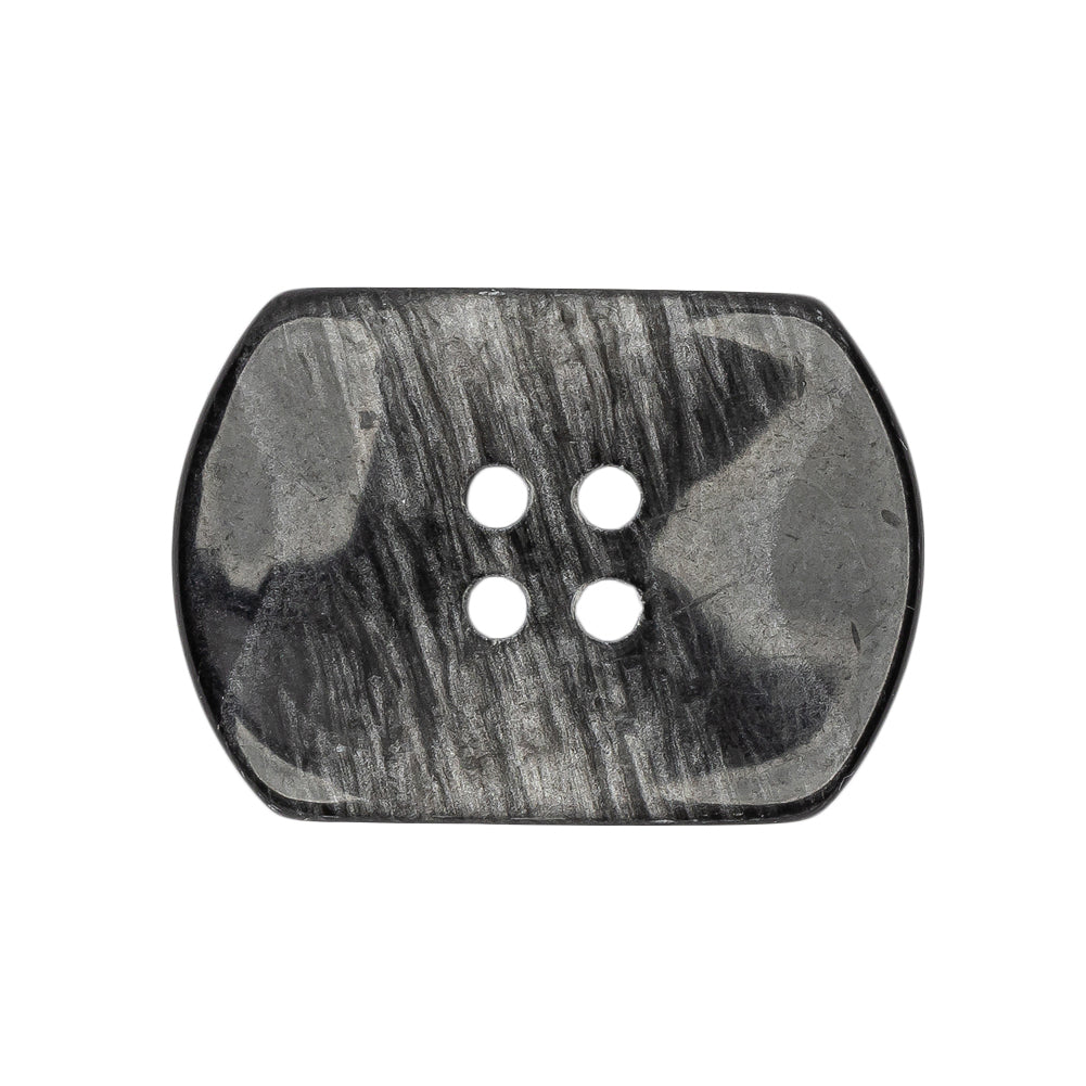 Italian Smoky Iridescent Rectangular 4-Hole Plastic Button - 44L/28mm - Joann Fabrics